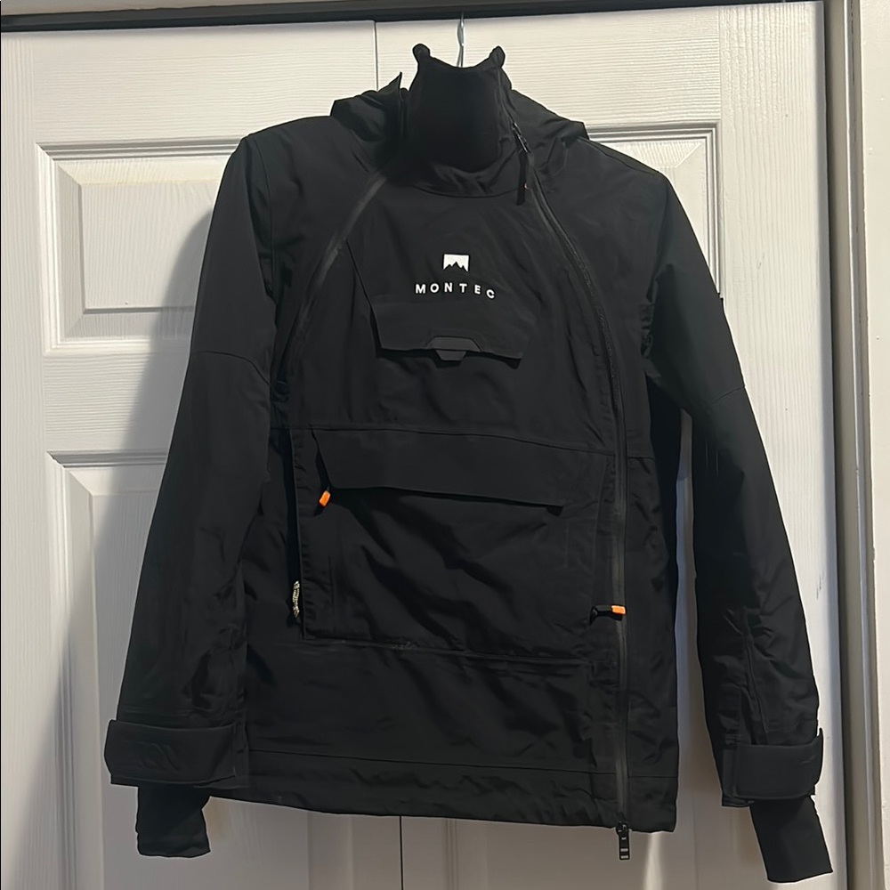 Montec Black Hooded Jacket